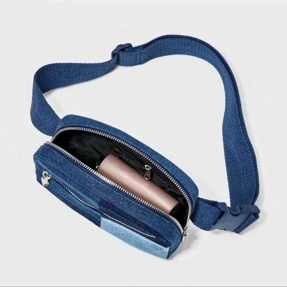 Patchwork fusion crossbody bag wild fable blue - Picture 4 of 4